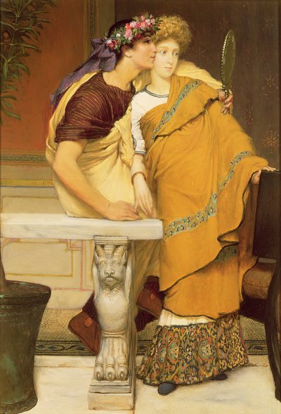 The Mirror by Lawrence Alma Tadema